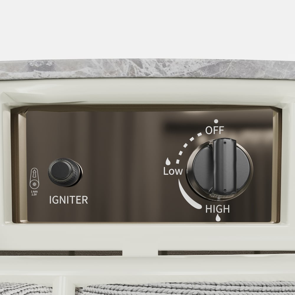 Tatta Weave Round Smokeless Outdoor Fire Pit window image