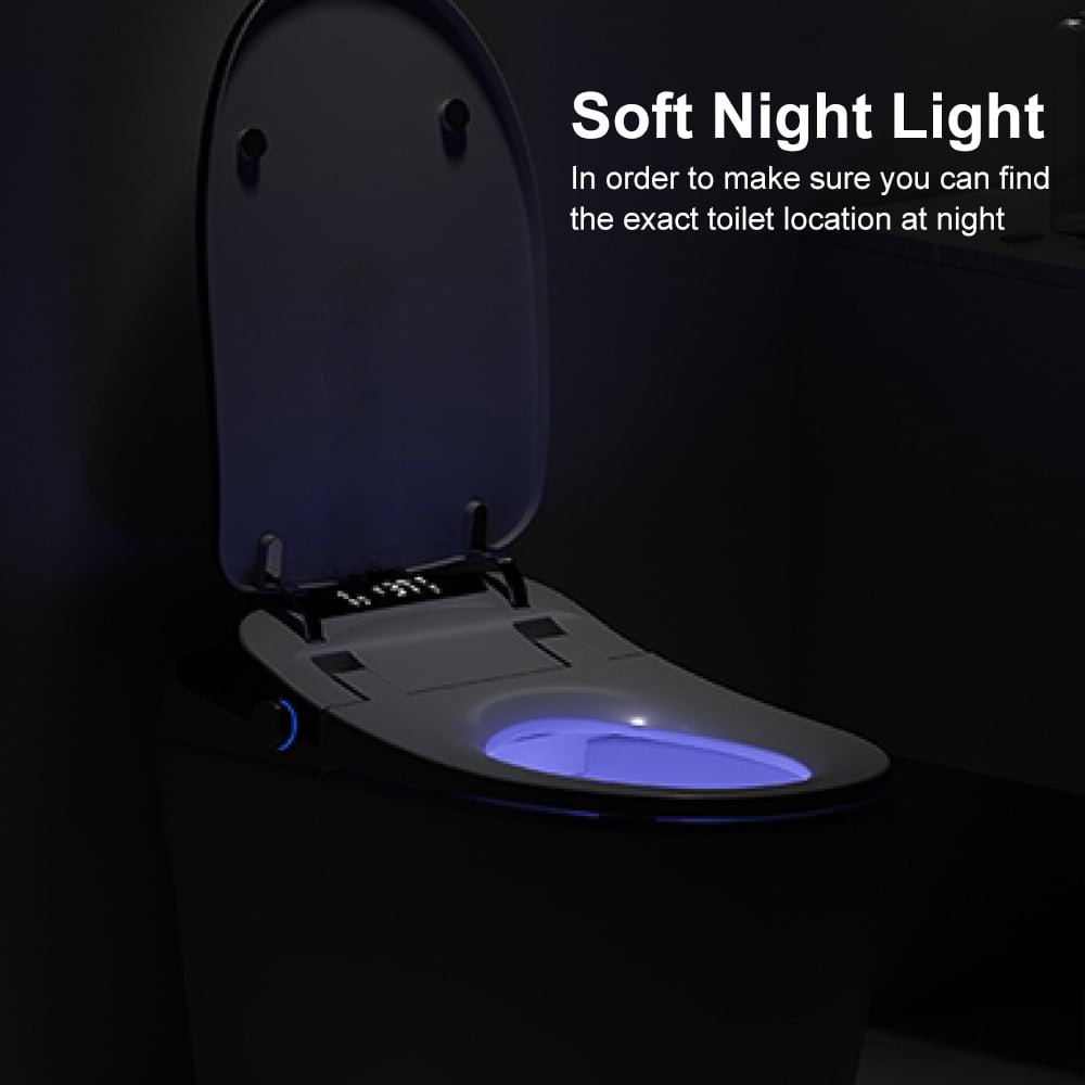 Set of 2 Automatic Toilet Self Clean Smart Toilet Tankless Wall Outlet window image