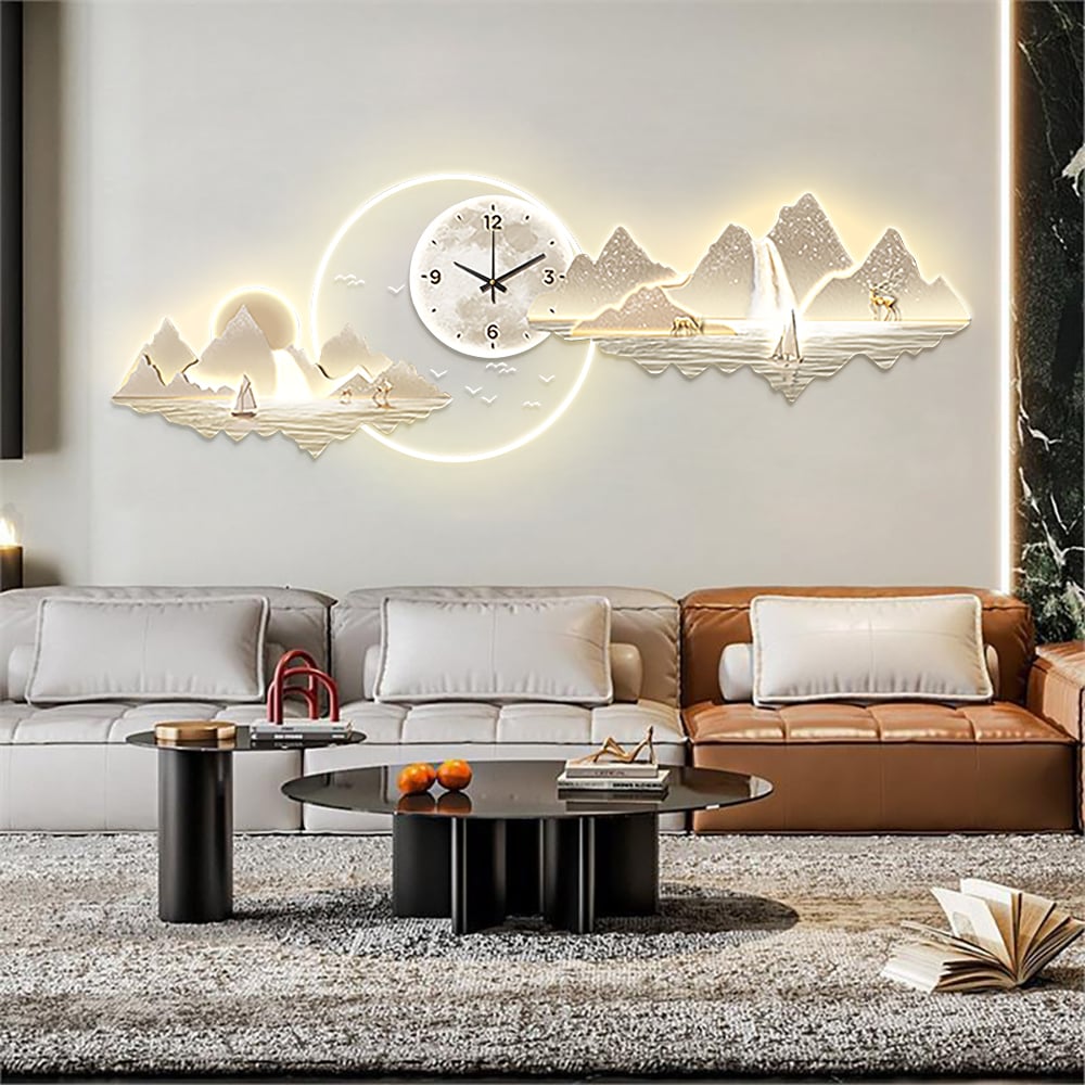Azyh Digitale wandklok, wandklok met groot led-display, moderne plug-in elektrische digitale klok met automatische helderheid, digitale klok met datum, woonkamerklok, keukenklok, 12/24H, 21 x 21 cm Azyh Digitale wandklok, wandklok met groot led-display, moderne plug-in elektrische digitale klok met automatische helderheid, digitale klok met datum, woonkamerklok, keukenklok, 12/24H, 21 x 21 cm