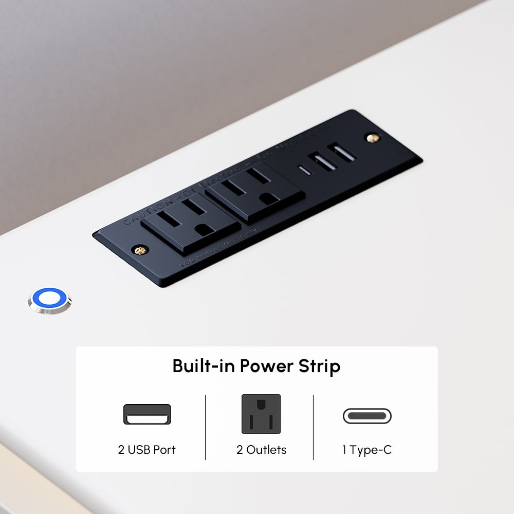 Lumio 47" Smart Makeup Vanity Retractable  Dressing Table with Mirror & Lights window image