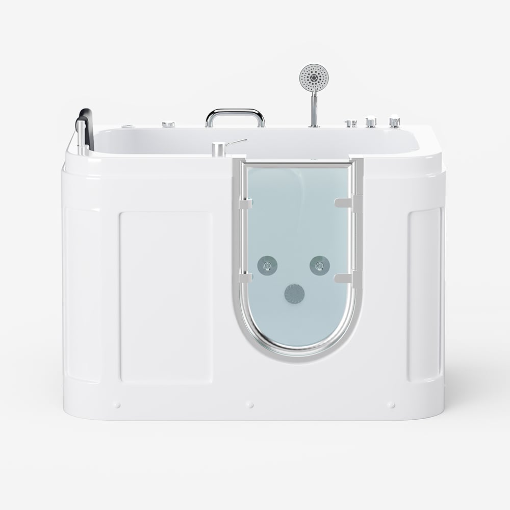 Rectangular Whirlpool Walk-In Bathtub