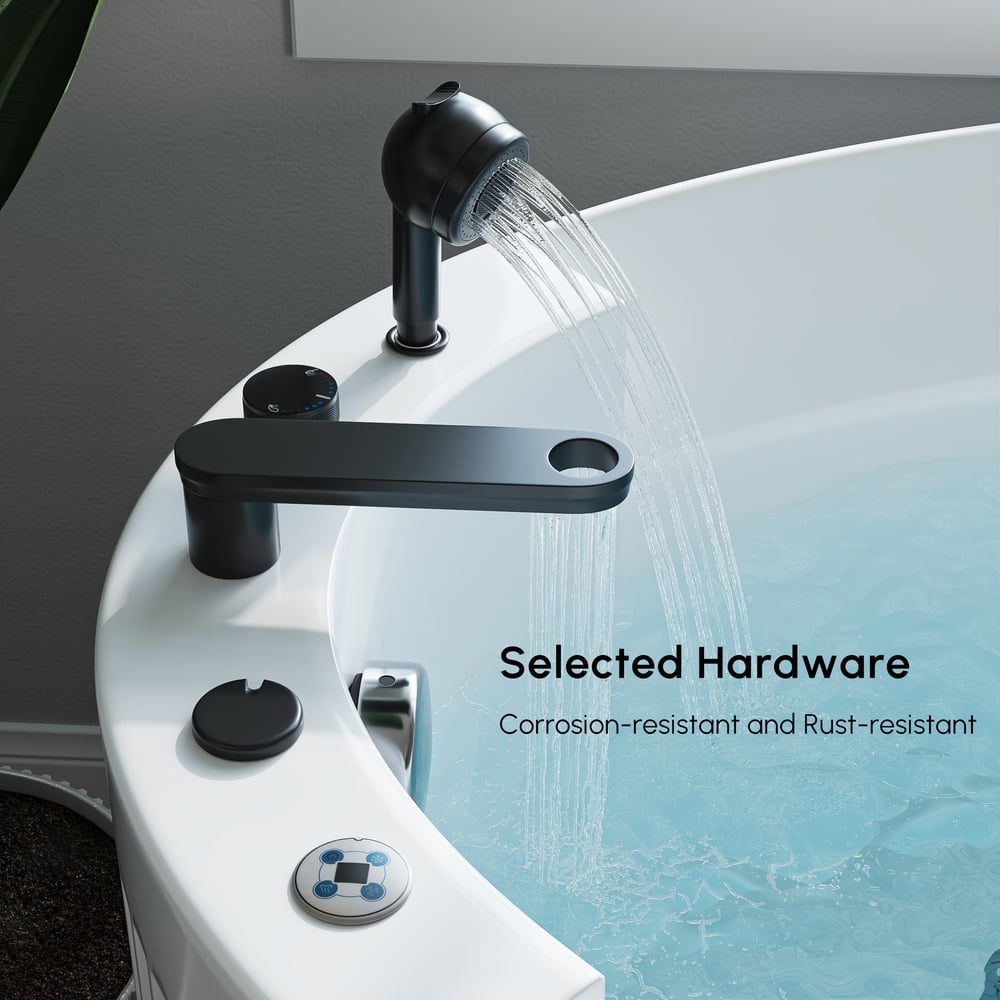 67" Jacuzzi Bathtub Jetted with Thermostat Control