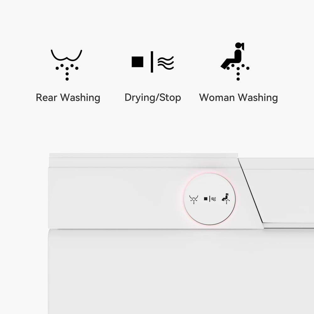 Airloo S2 Pro Wall-Mounted Smart Bidet Toilet with UV Sterilization
