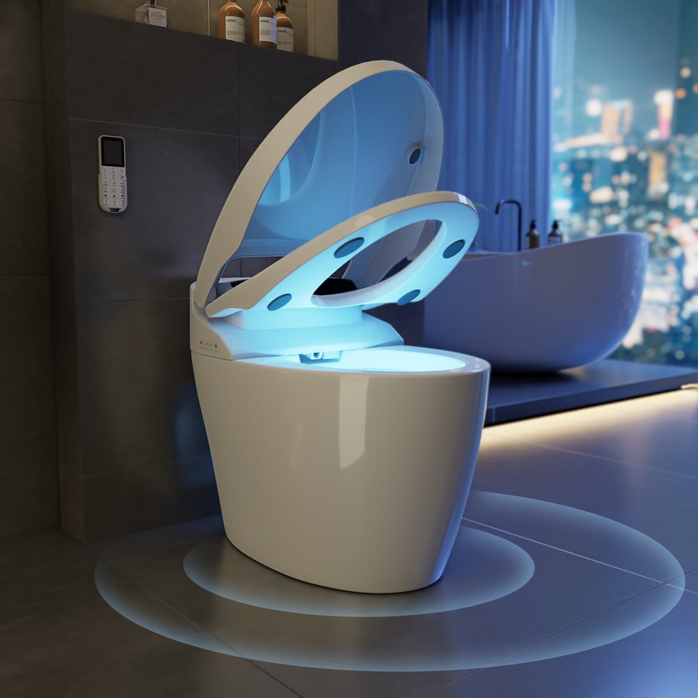 Hynova AX1 Semi-automatic Smart Bidet Toilet with Heated Seat | Pre-Moistened