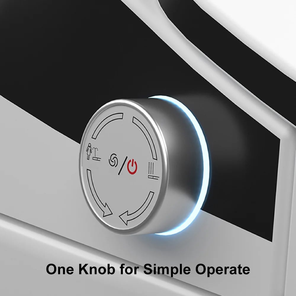 Set of Two Automatic Toilet Self Clean Smart Toilet Vertical Outlet