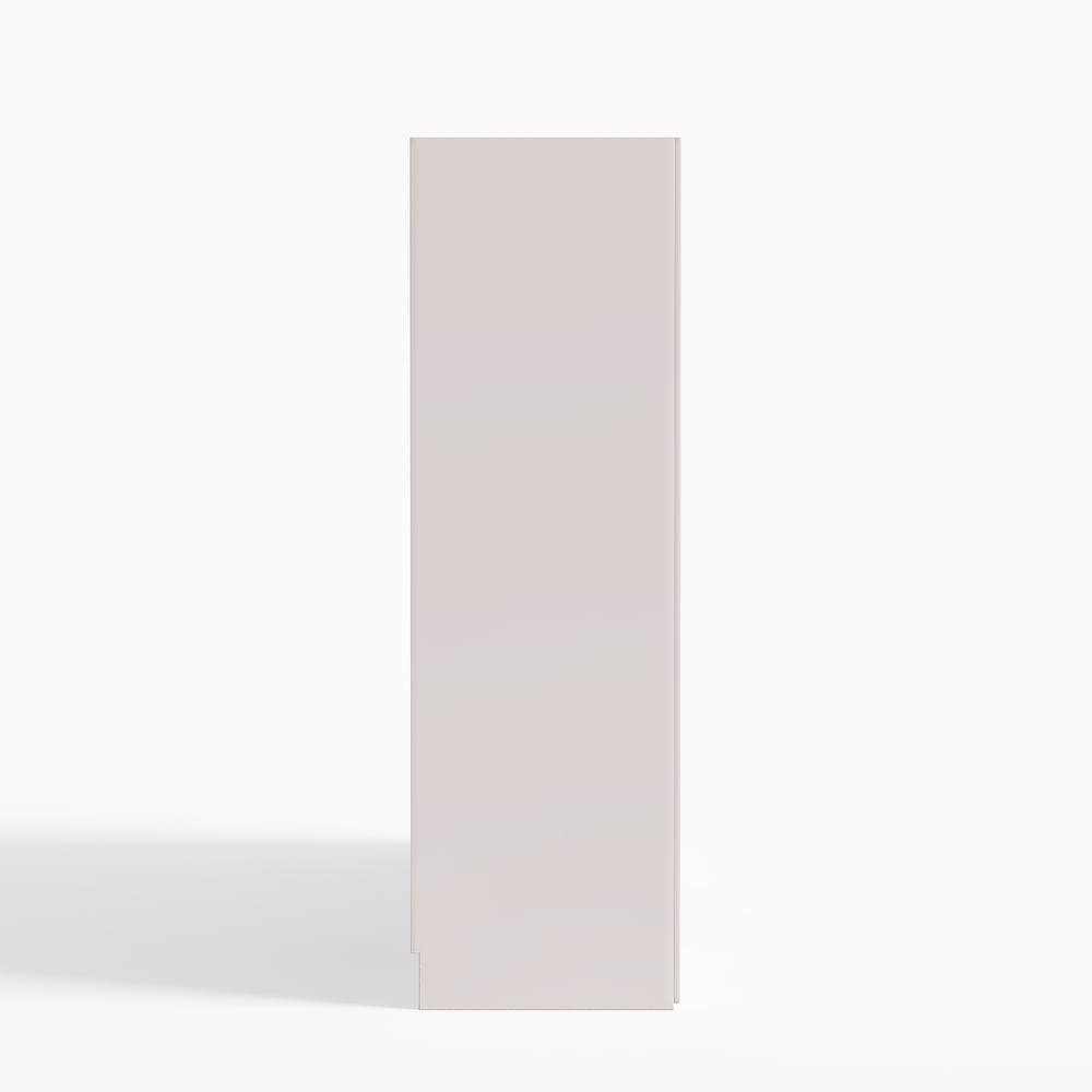 Minimalist and Luxurious 6-Door Wardrobe with Glass Display and Lighting