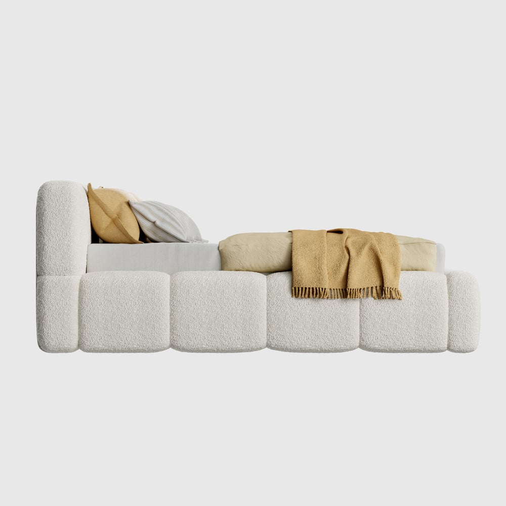 Sommier à ressorts Boucle avec 2 matelas moelleux, 180 x 200 cm image de fenêtre