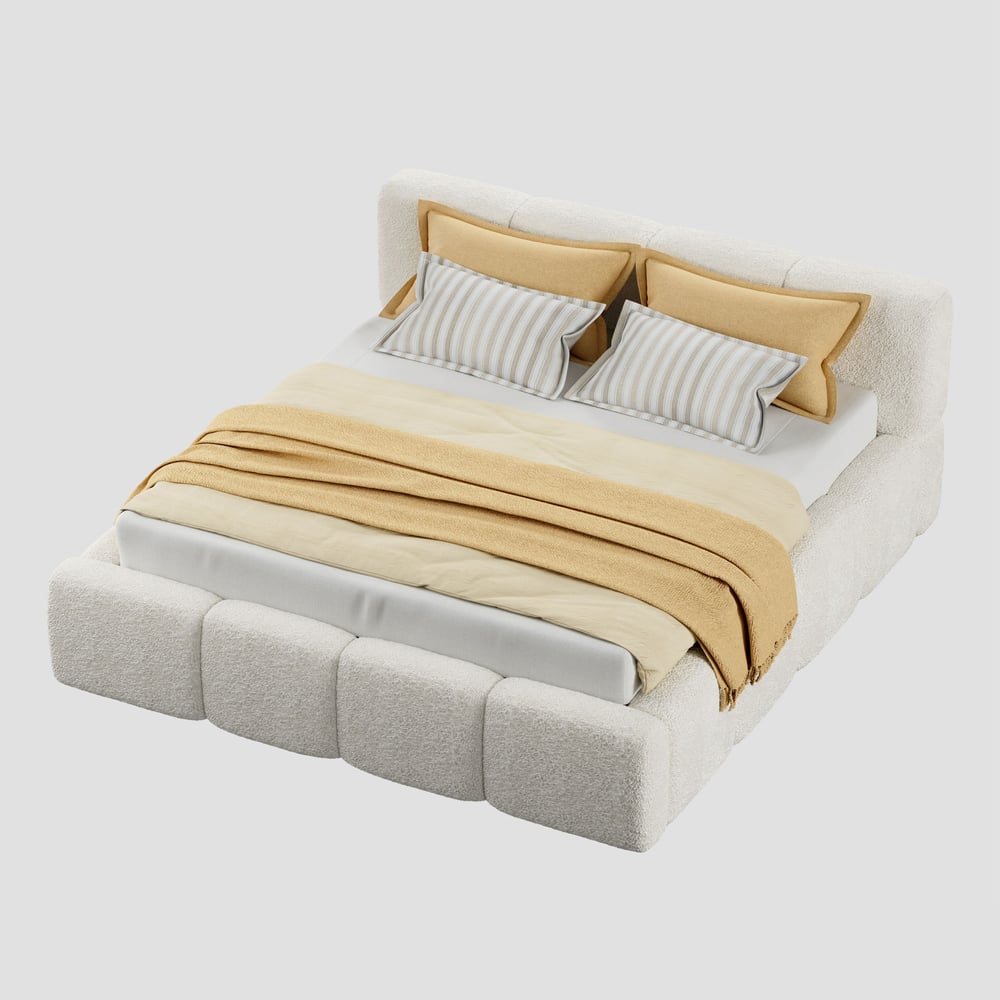 Sommier à ressorts Boucle avec 2 matelas moelleux, 180 x 200 cm image de fenêtre