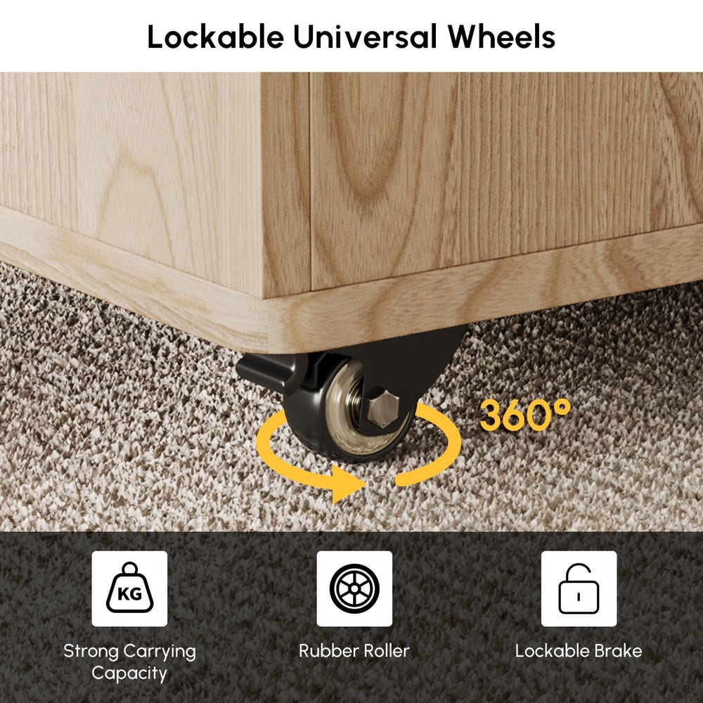 1000mm Lift-Top Foldable Natural Coffee Table with 4 Stools & Storage