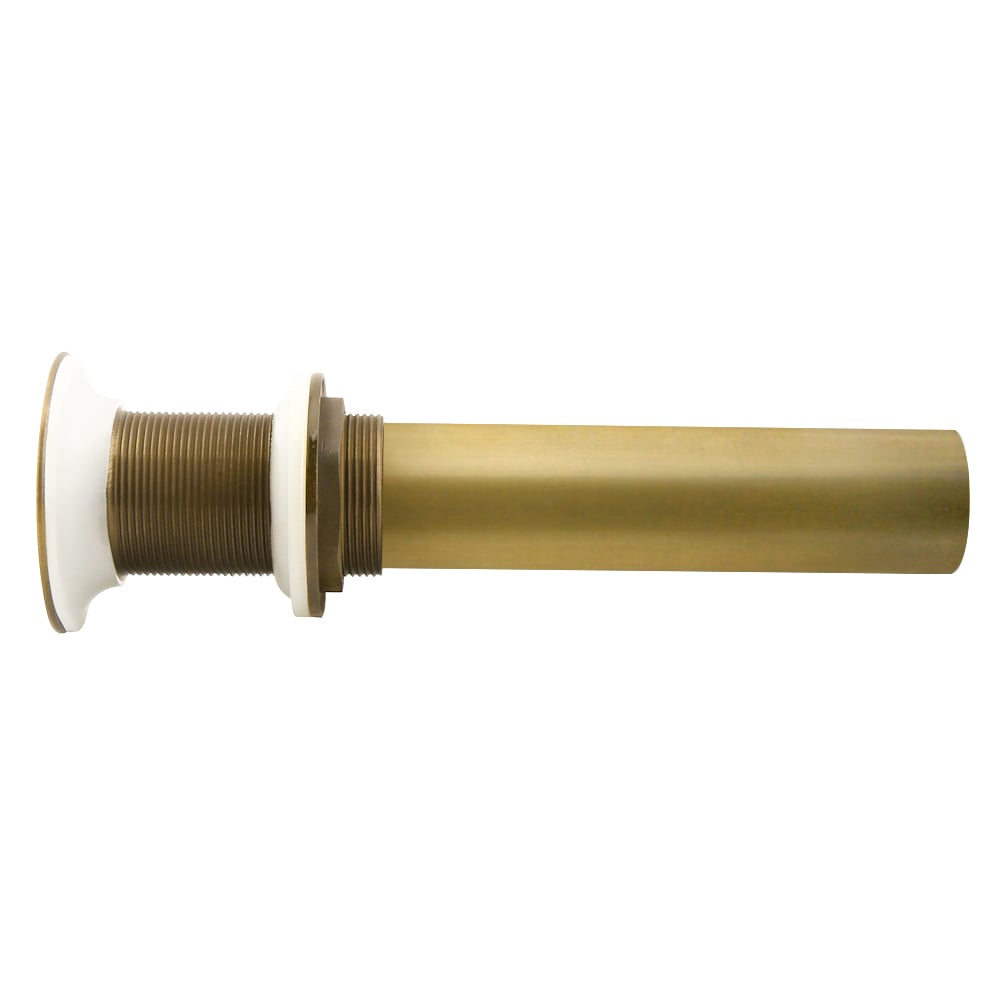 Customer Reviews for Antique Brass Counter Top Basin Pop Up Waste without Overflow Solid Brass