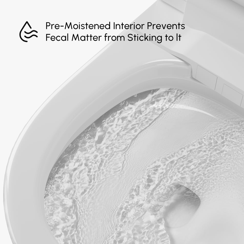 Intelligent Wall-mounted Shower Toilet with Full Function and Water Saving Efficiency window image