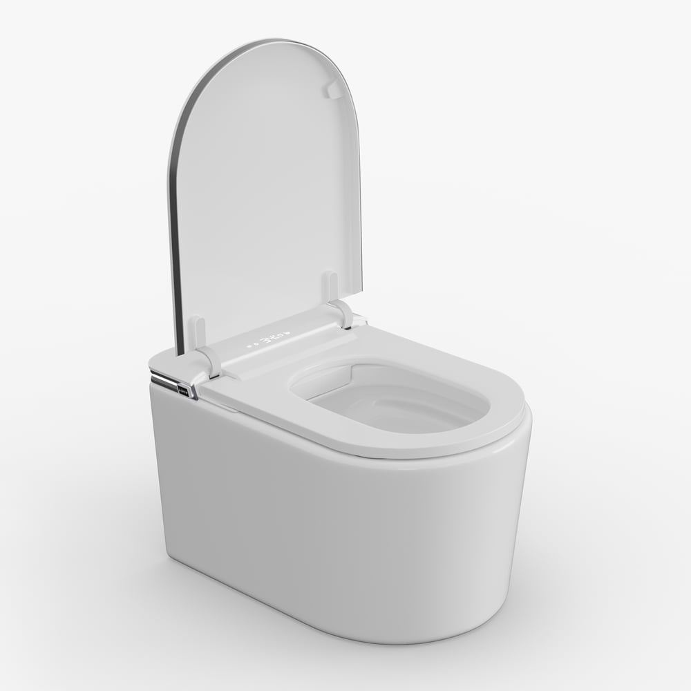 Airloo S6 Wall-Mounted Smart Bidet Toilet with Auto Lid, Aromatherapy