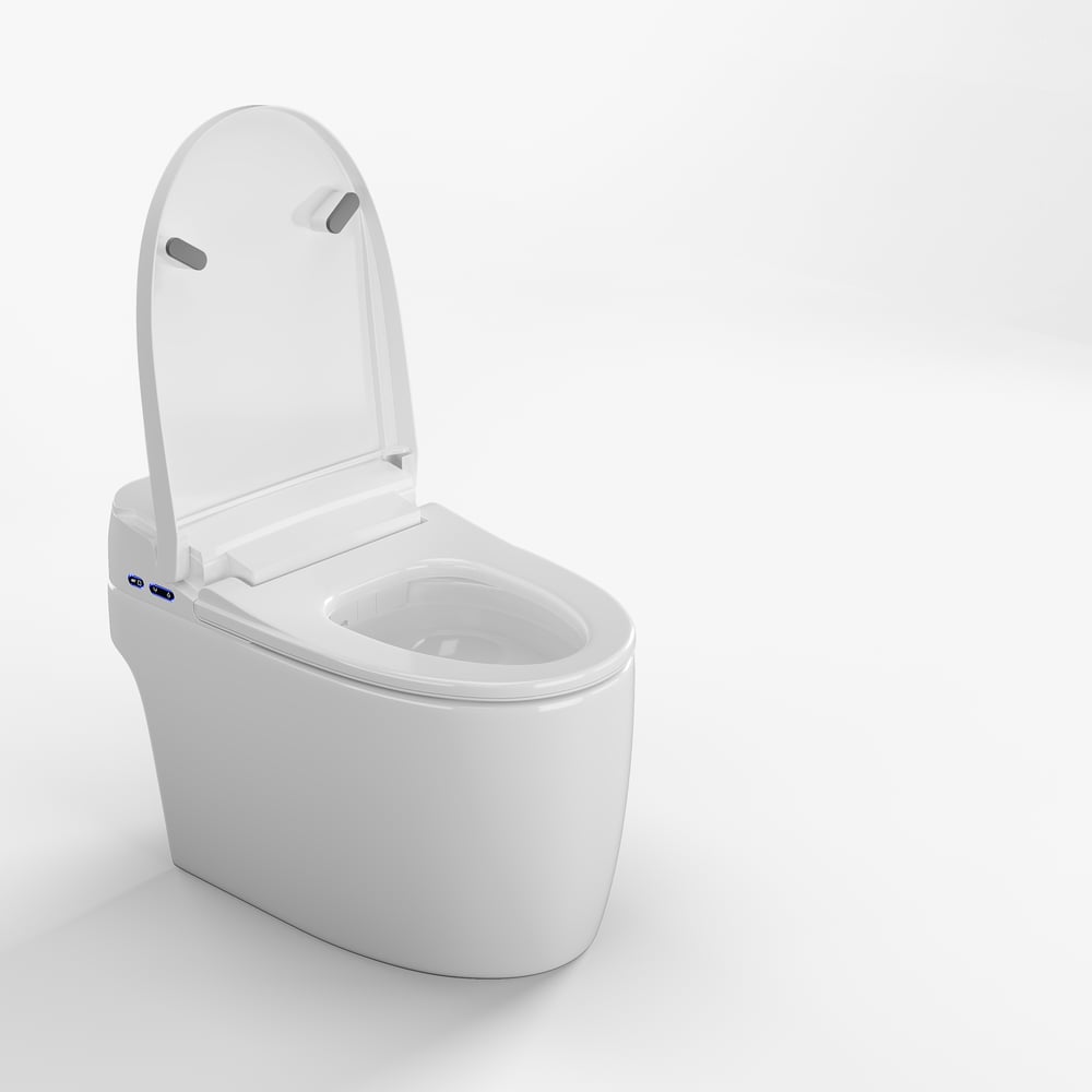 Smart Toilet with Heated Seat White Dual Flush (4 Star) window image