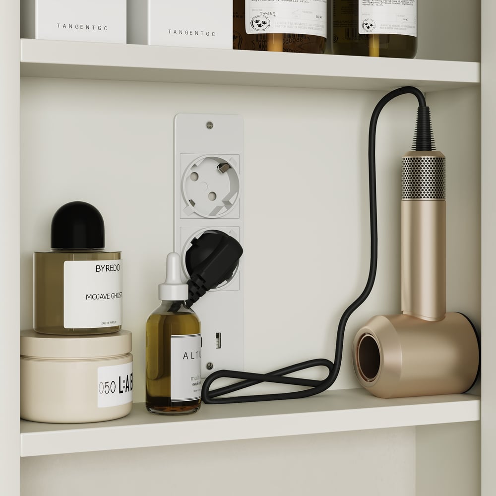 1200mm Modern Wall-mounted LED Bathroom Medicine Cabinet Vanity Mirror with Storage window image