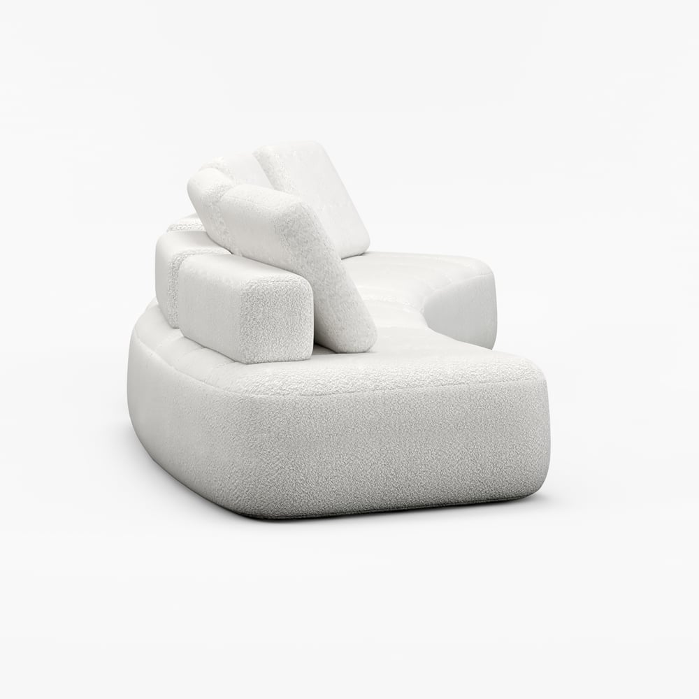 170" 6-Seat Deep Sectional with Adjustable Backrest