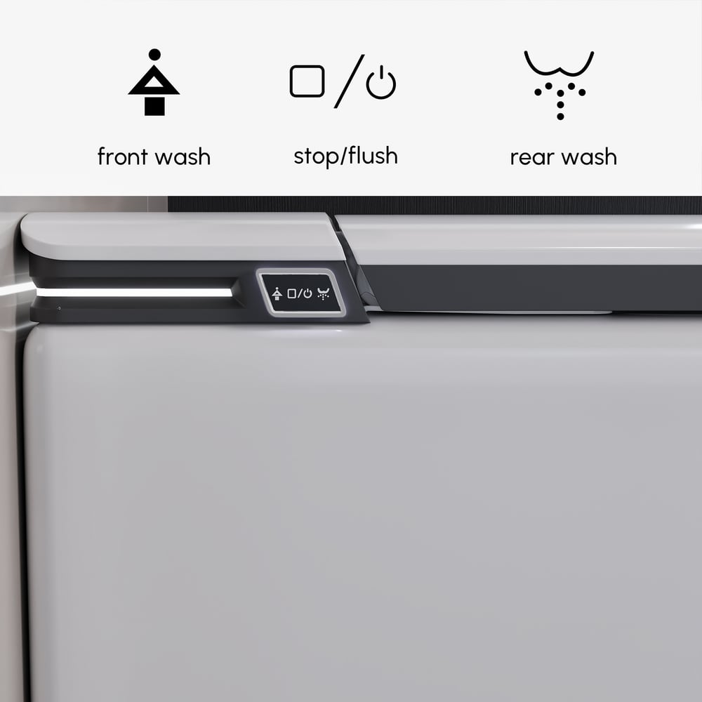 Airloo S6 Wall-Mounted Smart Bidet Toilet with Auto Lid, Aromatherapy