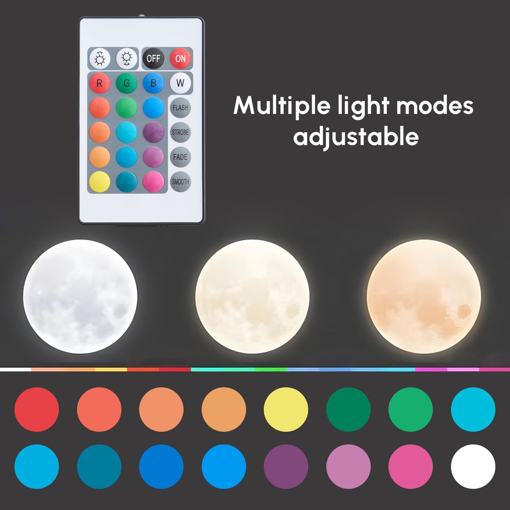 Modern Resin Deer Floor Lamp with Remote Control – 30" Tall with Light-Up Ball