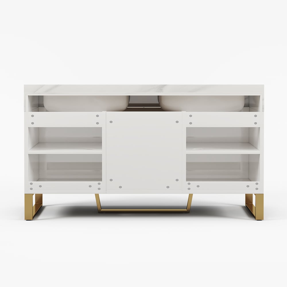 Aro Meuble de salle de bain double vasque 120 cm image de fenêtre