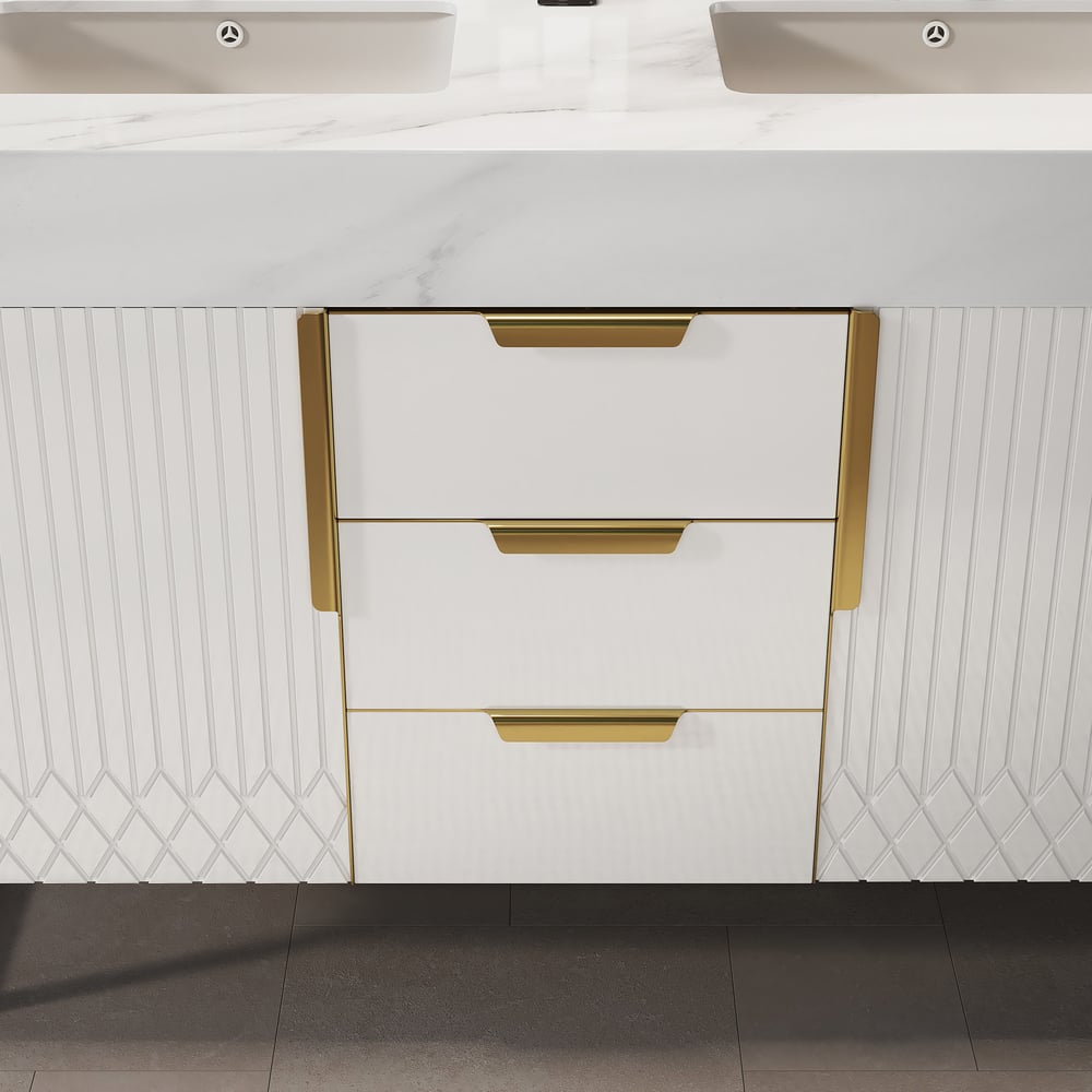 Aro Meuble de salle de bain double vasque 120 cm image de fenêtre
