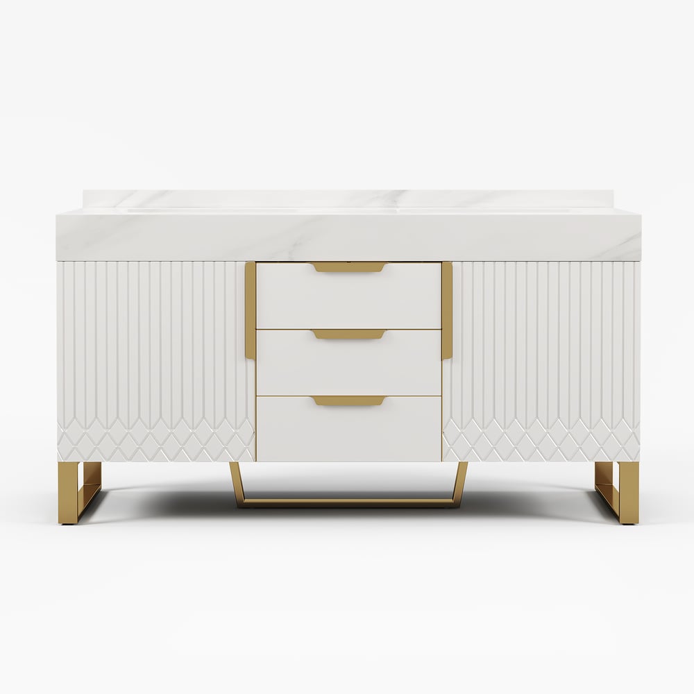Aro Meuble de salle de bain double vasque 120 cm image de fenêtre
