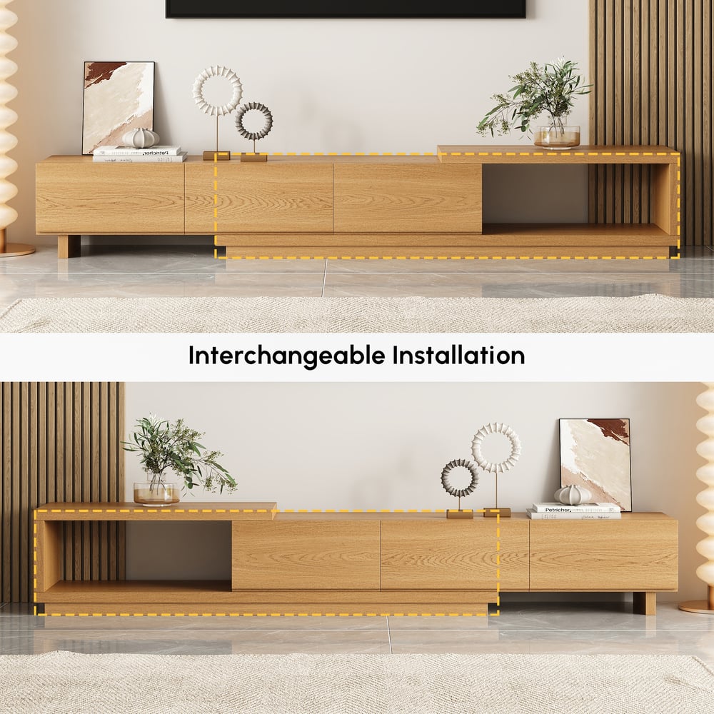 Quoint Extendable TV Stand with 3 Drawers(1790mm-2550mm) window image