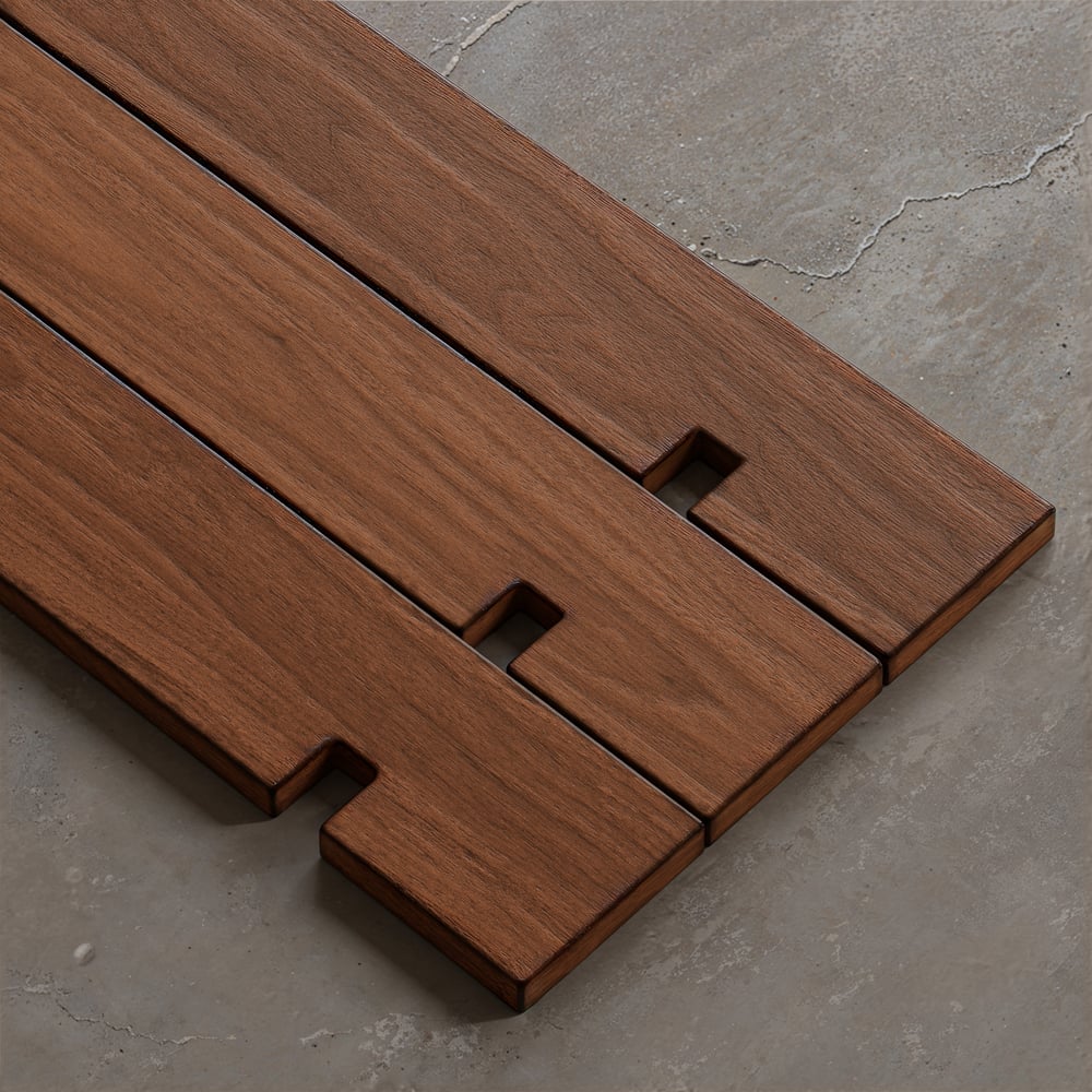 Japanese Style Solid Wood King Size Floor Bed Frame