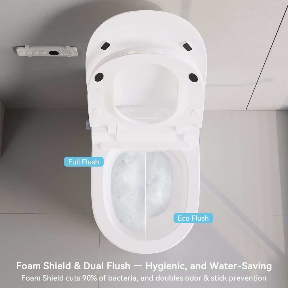 Nexin C4 Smart Bidet Toilet with Auto Flush, Heated Seat & UV Sterilization