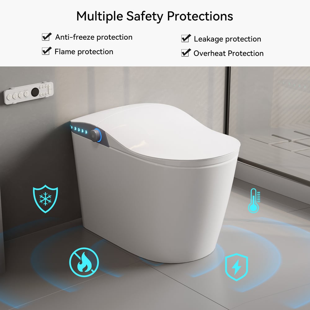 Nexin C4 Smart Bidet Toilet with Auto Flush, Heated Seat & UV Sterilization
