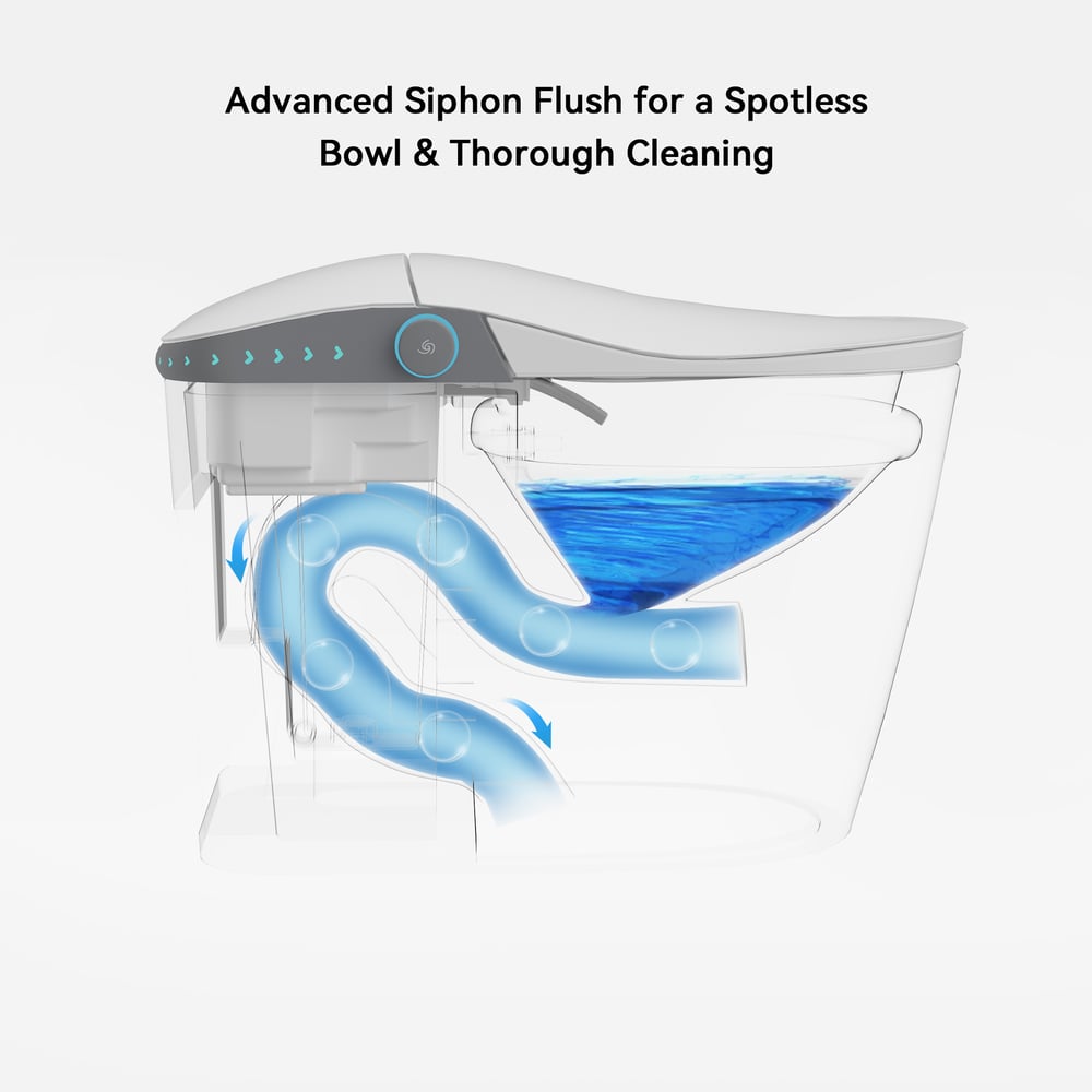Nexin C4 Smart Bidet Toilet with Auto Flush, Heated Seat & UV Sterilization