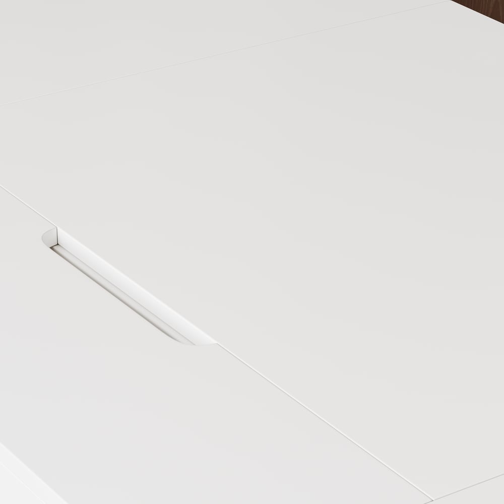 Adjustable Height Desk with 6 Drawers, Wireless Charging & Outlet for Home Office window image