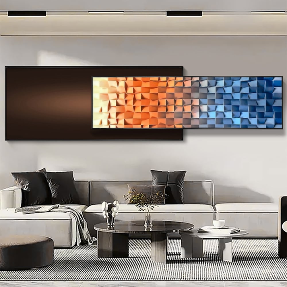 59"× 15.7" Modern Adjustable Length Gradient  Wall Decor window image