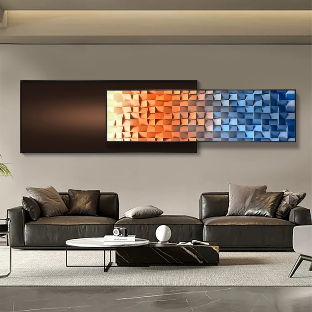 59"× 15.7" Modern Adjustable Length Gradient  Wall Decor window image