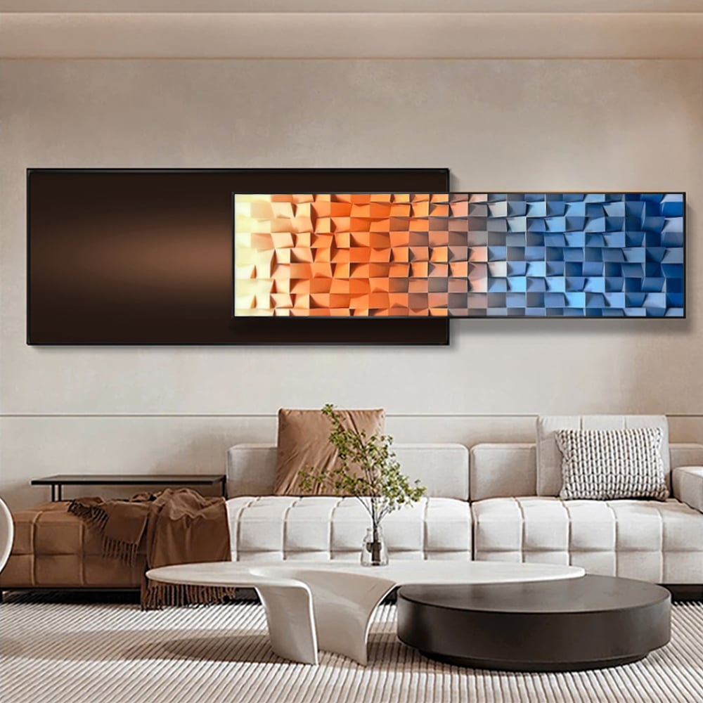 59"× 15.7" Modern Adjustable Length Gradient  Wall Decor window image