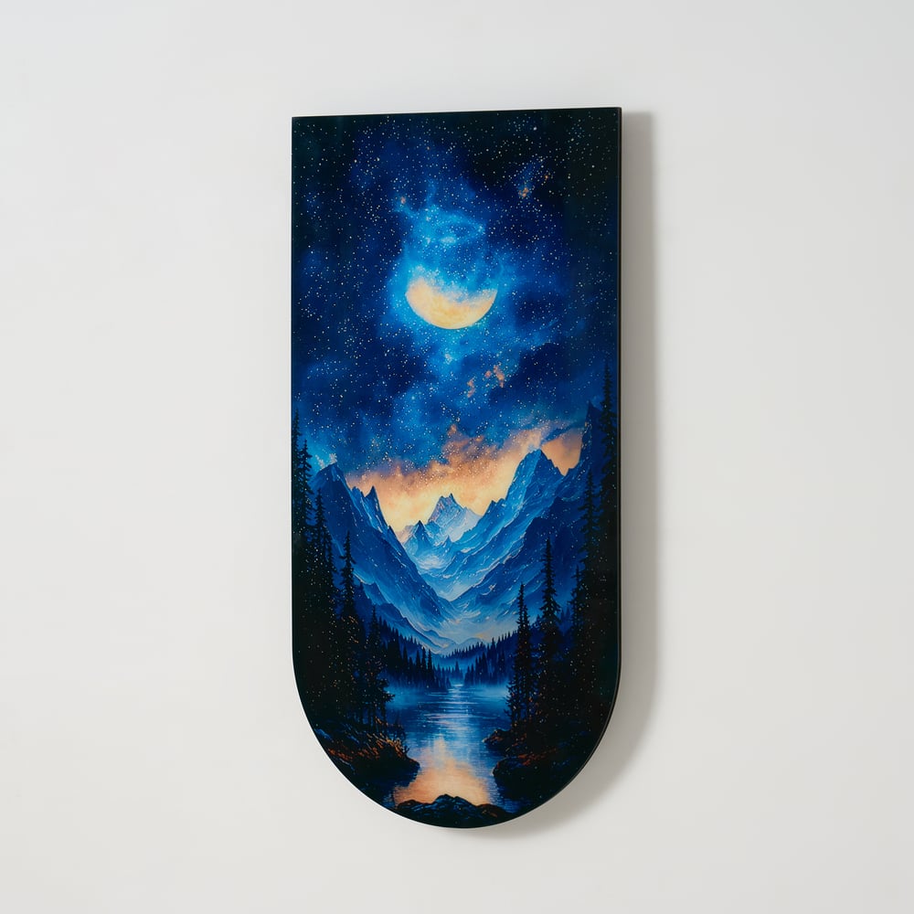 31.5" Galaxy Wall Hanging with Warm LED Light & Remote Control window image