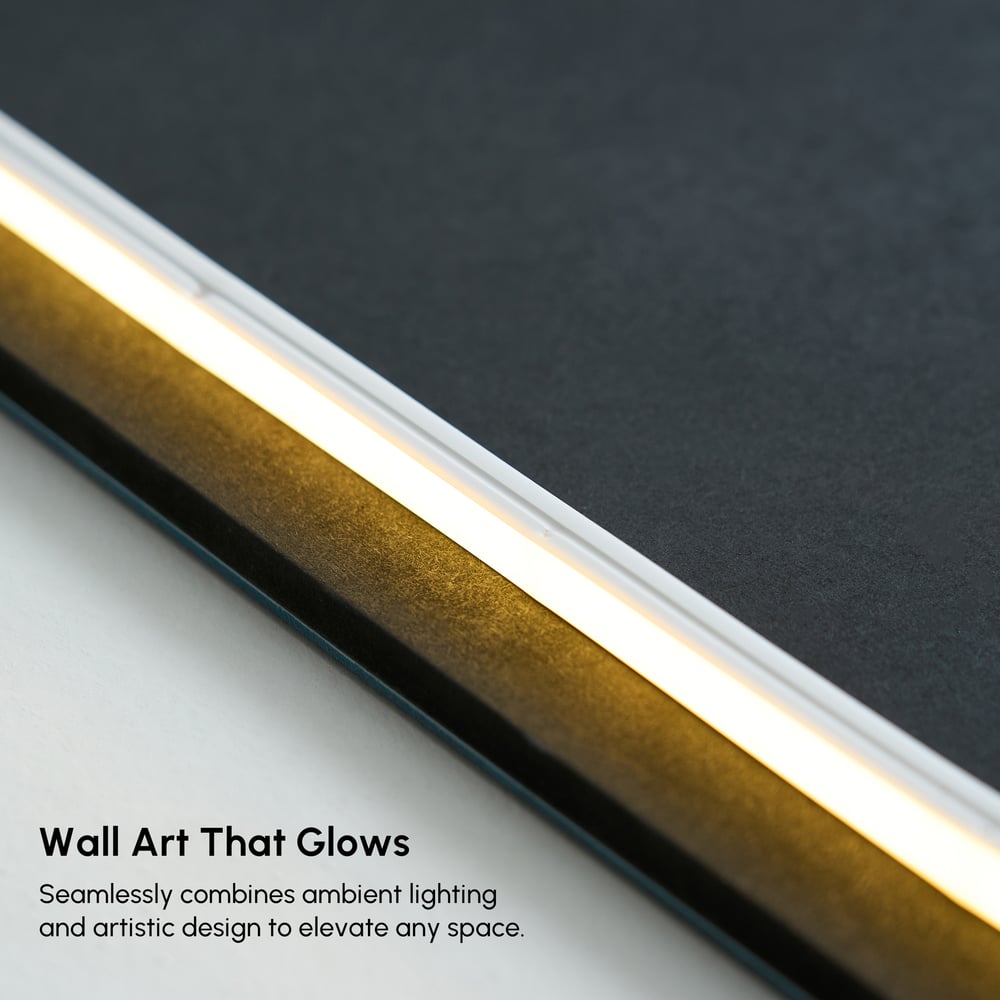 31.5" Galaxy Wall Hanging with Warm LED Light & Remote Control window image