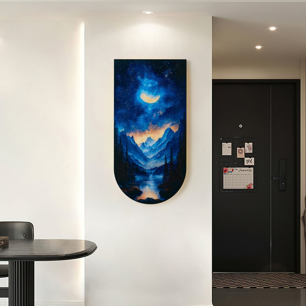 31.5" Galaxy Wall Hanging with Warm LED Light & Remote Control window image