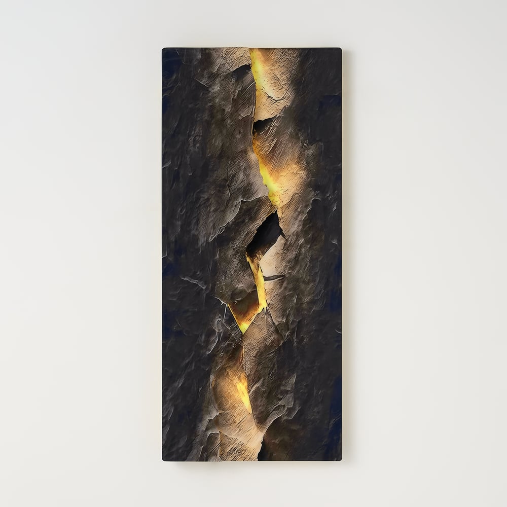 Extra-Large Modern LED Wall Art with Backlit Light Home Decor — USB Powered window image