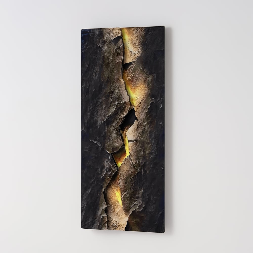 Extra-Large Modern LED Wall Art with Backlit Light Home Decor — USB Powered window image