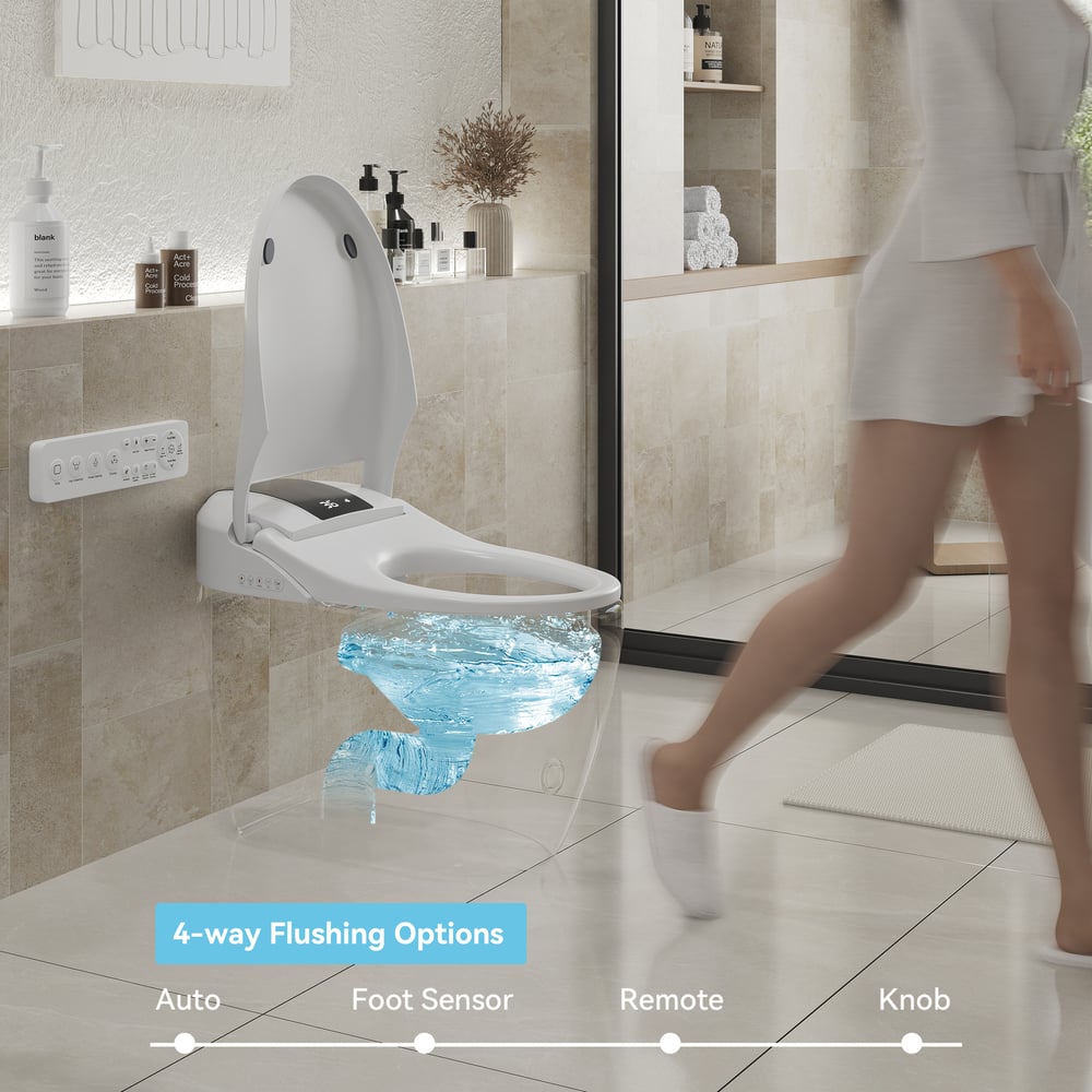 Hynova AX8 Pro Smart Toilet with Auto Lid, UV Sterilization & Voice Control window image