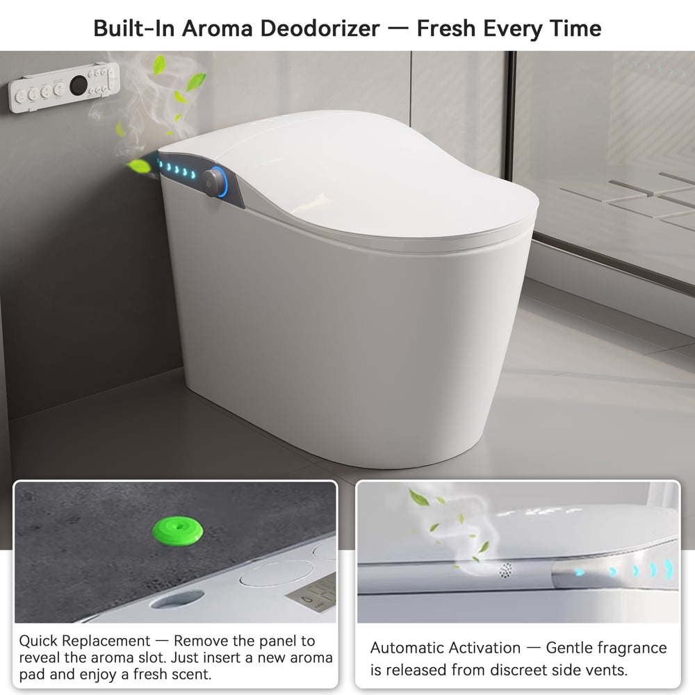 Nexin C3 Smart Bidet Toilet with Auto Flush, Heated Seat & UV Sterilization window image