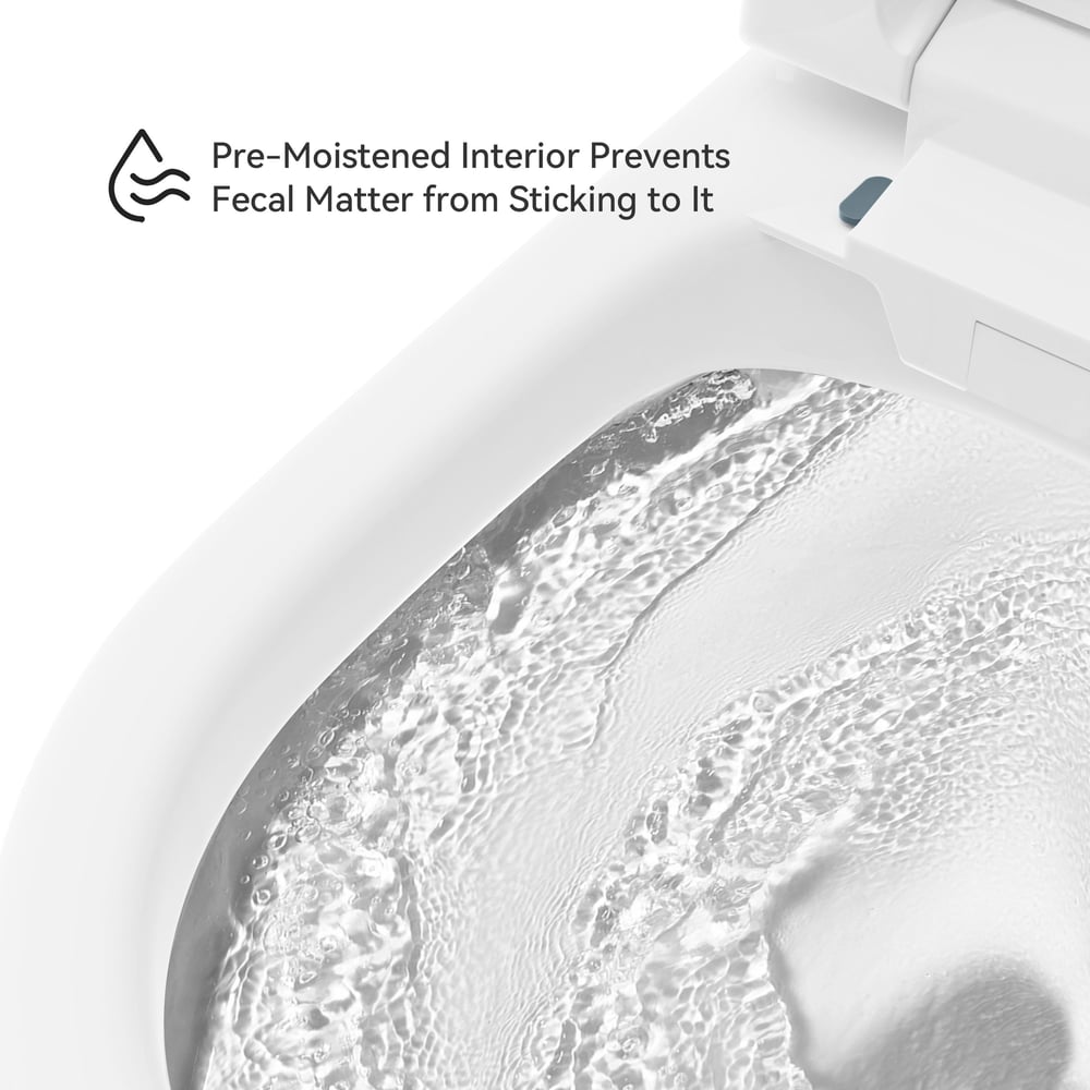 Hynova AX8 Compact Automatic Smart Bidet Toilet with Pre-Moistened |Eco Mode window image