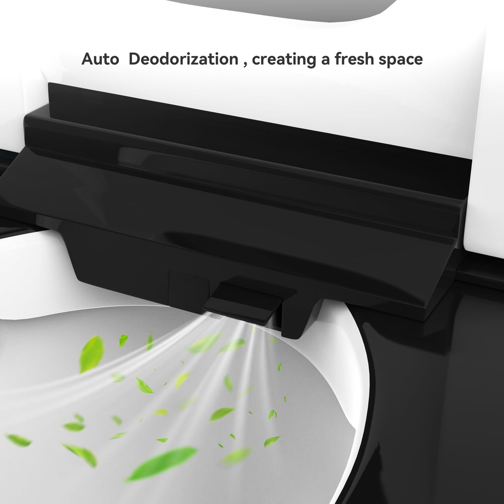 Hynova AX7 Automatic One-Piece Elongated Smart Bidet Toilet with Heated Seat | Dryer window image