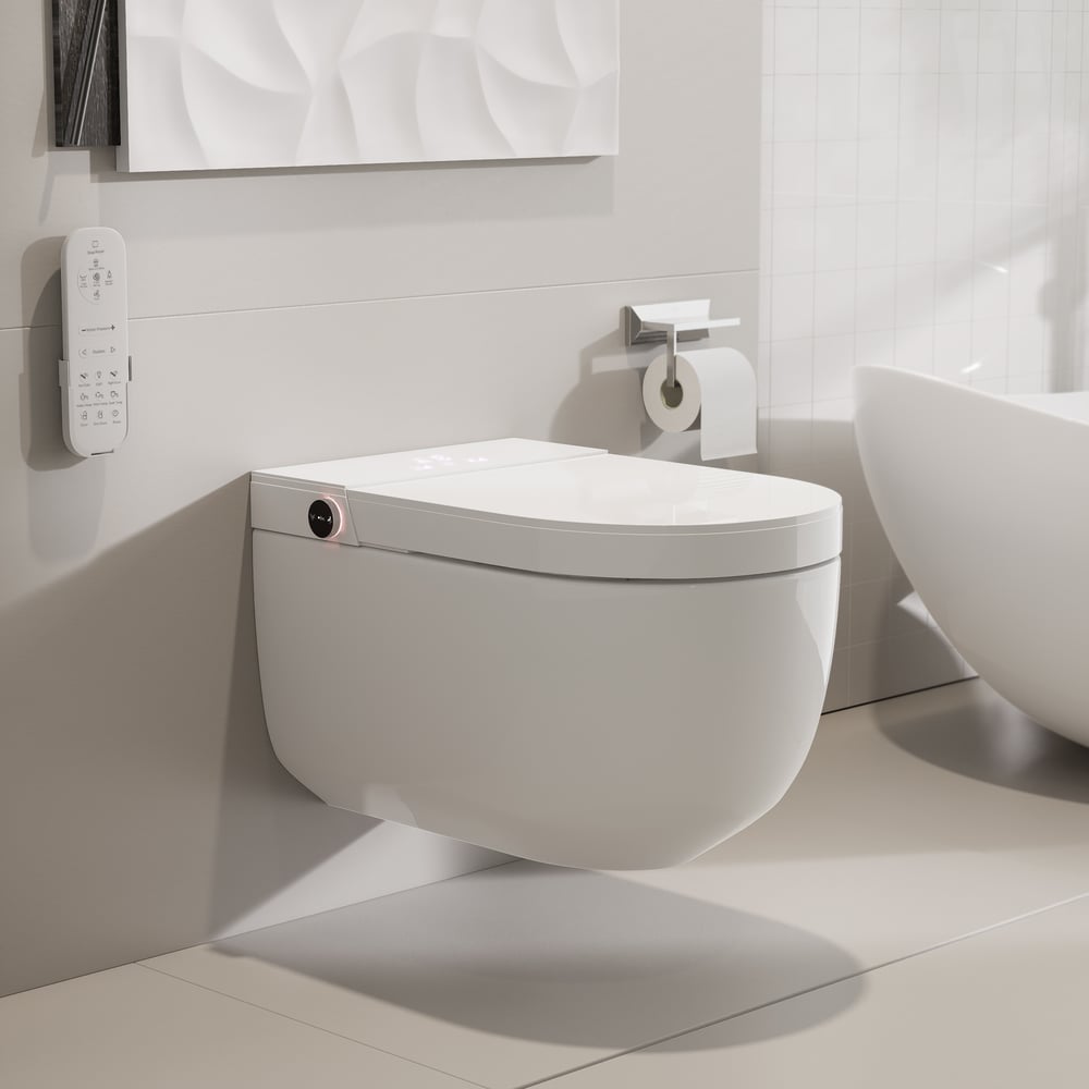 Airloo S2 Pro Wall-Mounted Smart Bidet Toilet with UV Sterilization window image
