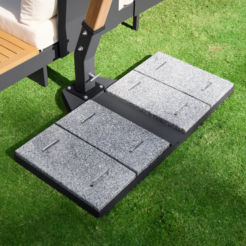 Axis 3000mm Cantilever Garden parasol with Adjustable Height window image
