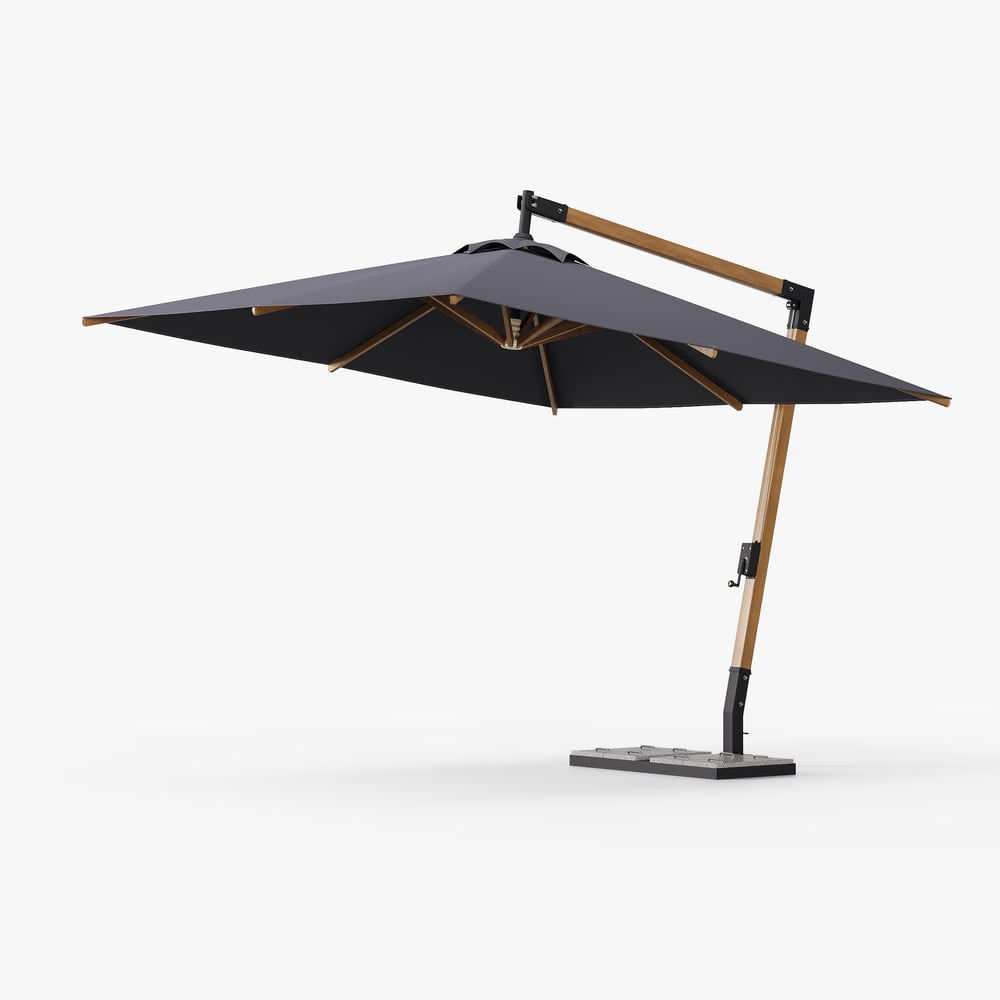 Axis 3000mm Cantilever Garden parasol with Adjustable Height window image
