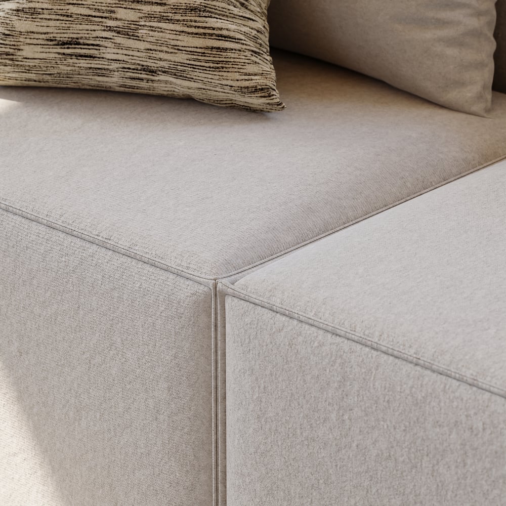 87" 2-Piece Modular Anti-scratch Performance Velvet Sectional window image