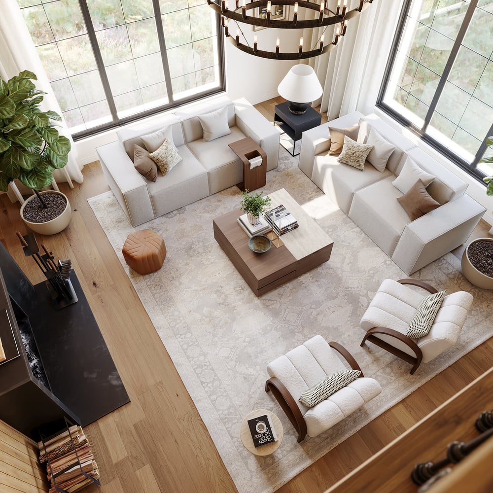 87" 2-Piece Modular Anti-scratch Performance Velvet Sectional window image