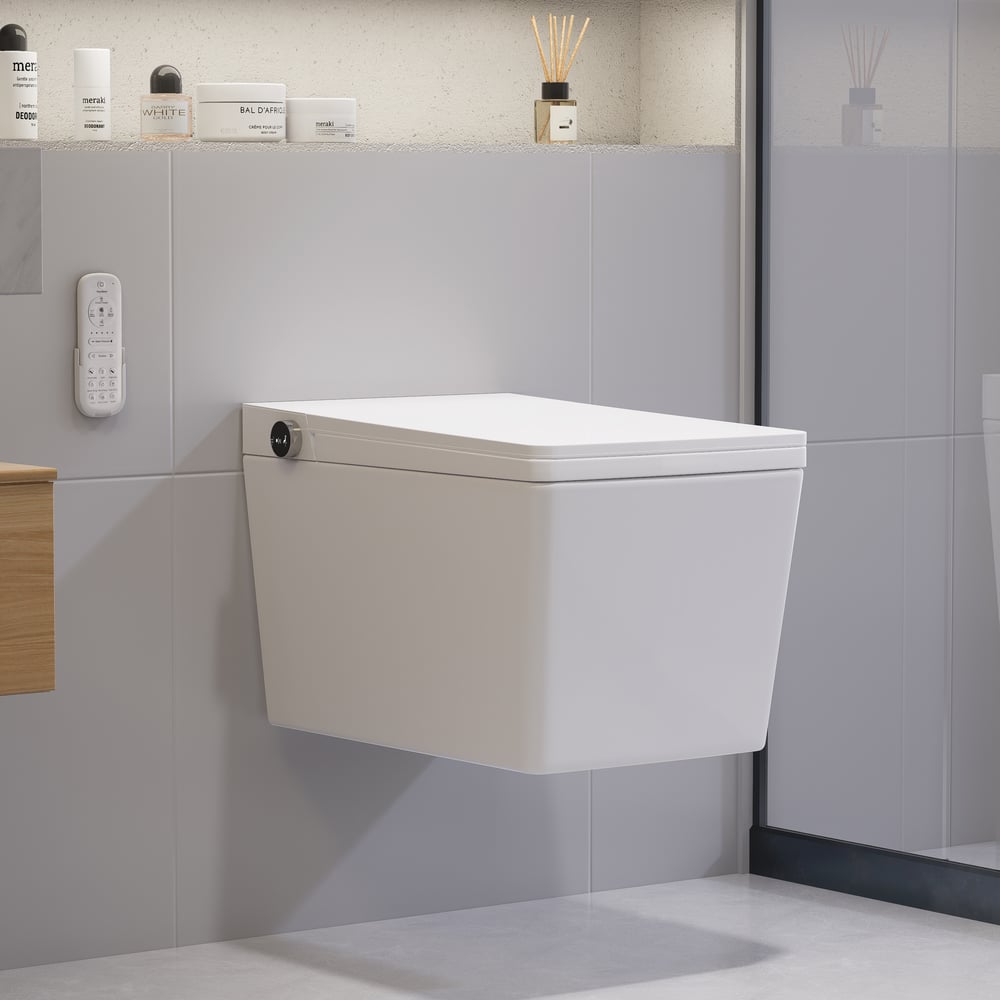 Airloo S3 Automatic Wall-Mounted Smart Toilet with Auto Open/Close Lid 1.32 GPF window image