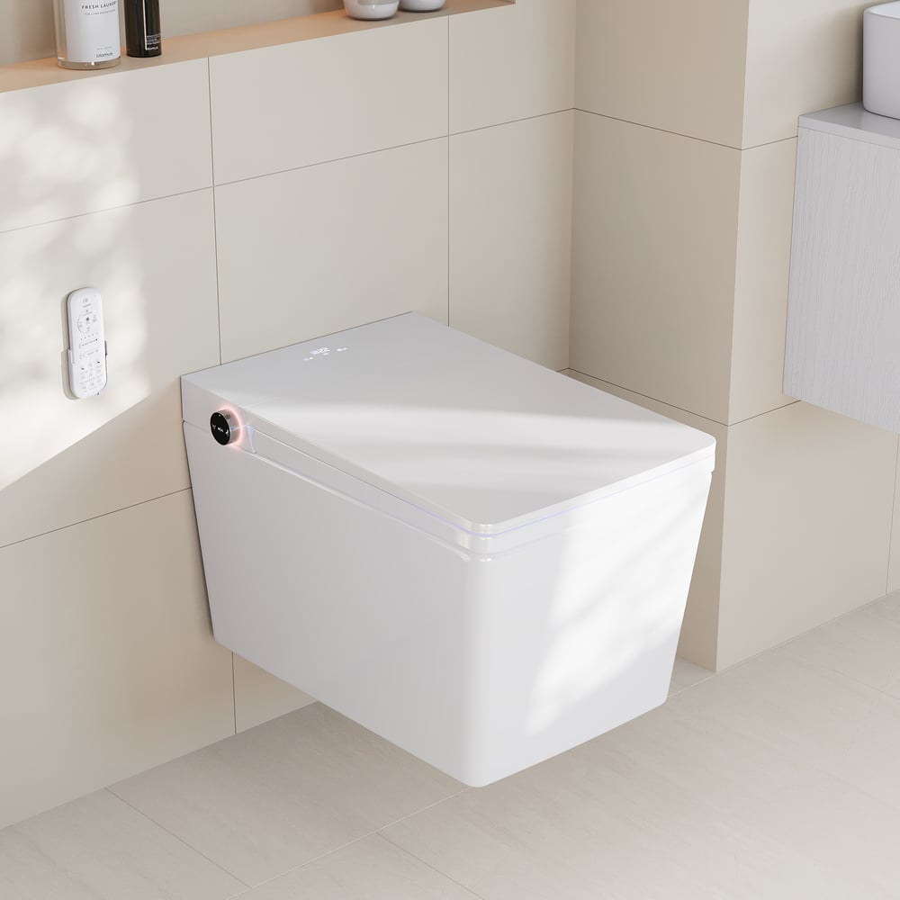 Airloo S3 Automatic Wall-Mounted Smart Toilet with Auto Open/Close Lid 1.32 GPF window image