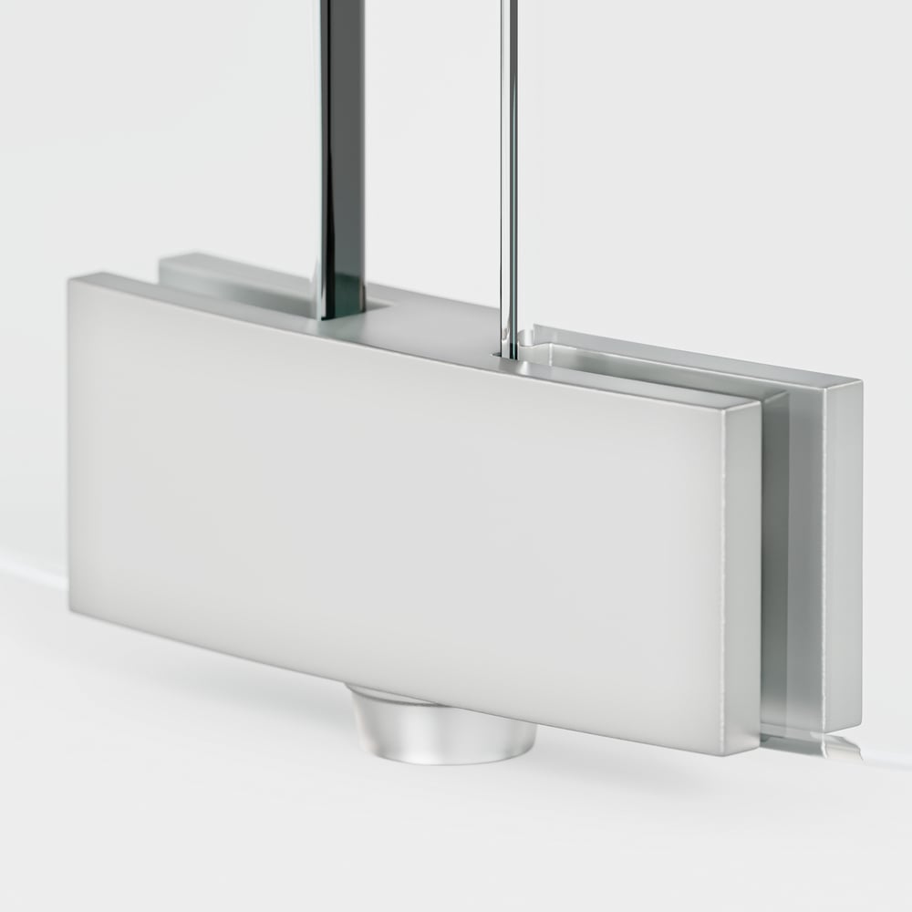 Round Tempered Glass Wind Guard for Fire Pit Table window image